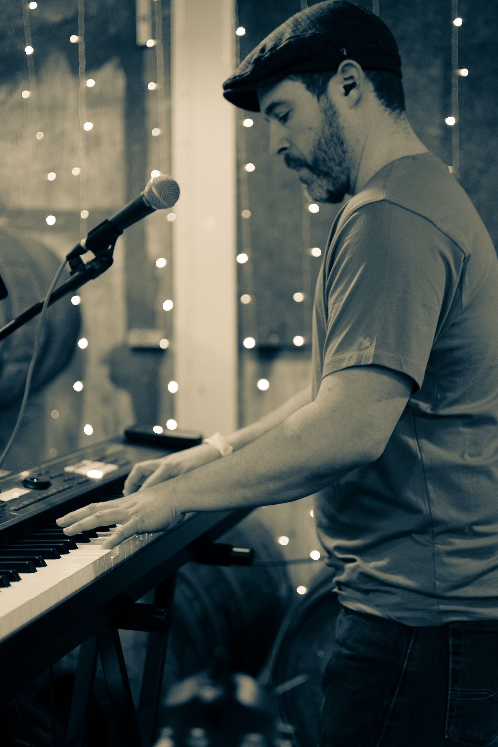 Victor at the keys